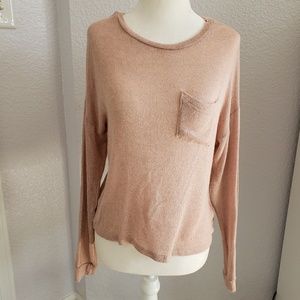PINK FOREVER 21 LONG SLEEVE SHIRT